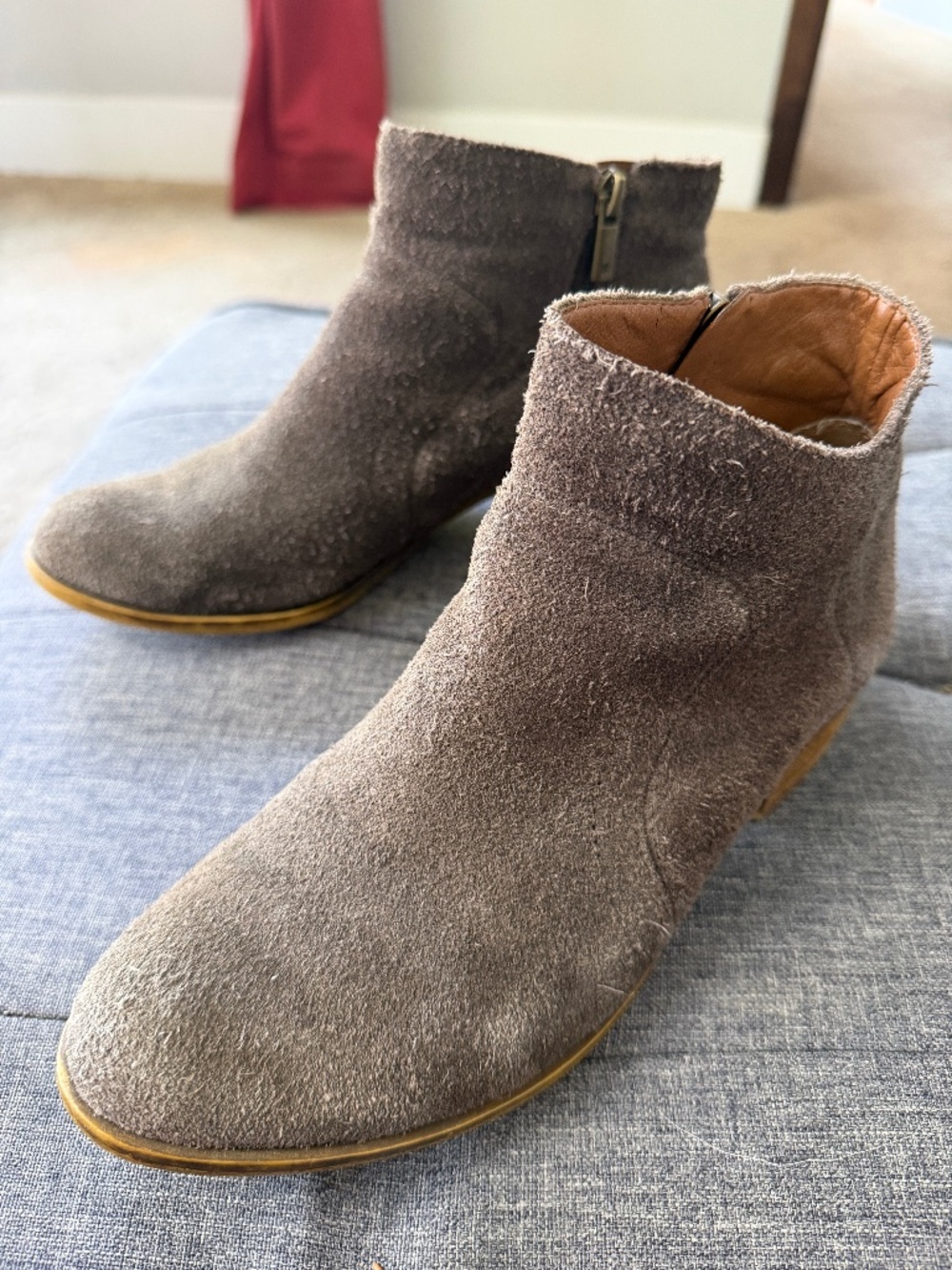 Lucky Brand Suede Boots/Booties | Size 7.5